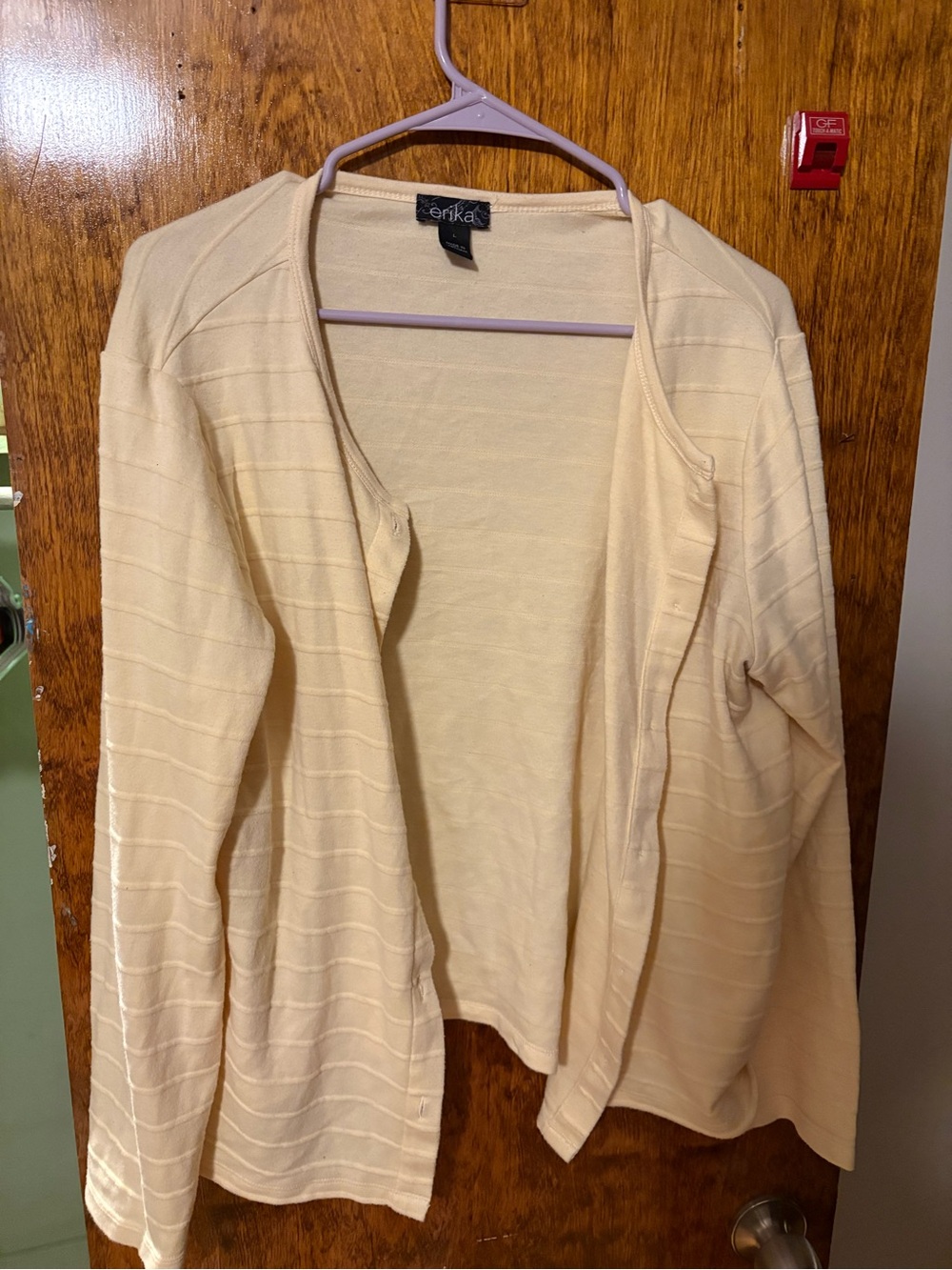 Erika yellow Lightweight Ribbed Cardigan